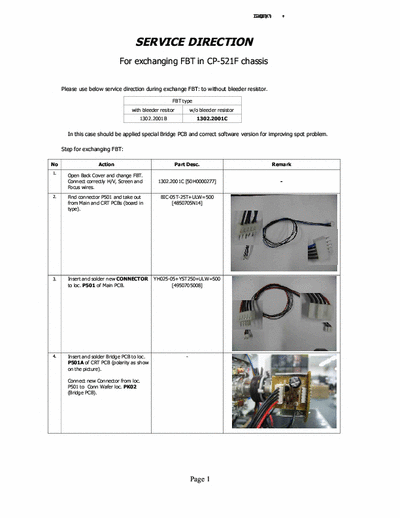 PANASONIC TX-29PM1P SERVICE MANUAL